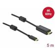 Delock Kabel z Active USB Type-C na HDMI, (DP Alt Mode) 4K 60 Hz 5 m