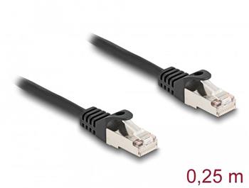 Delock Kabel ze zástrčkového konektoru RJ50 na zástrčkový konektor RJ50, S/FTP, 0,25 m, černý