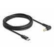 Delock Nabíjecí kabel pro laptop, ze zástrčky rozhraní USB Type-C™ na zástrčku Samsung 5,5 x 3,0 mm