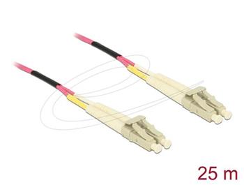 Delock Optický kabel LC Duplex na LC Duplex, multimód, OM4, 25 m