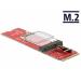 Delock Převodník M.2 Key M samec > M.2 Key E slot pro USB a PCIe moduly
