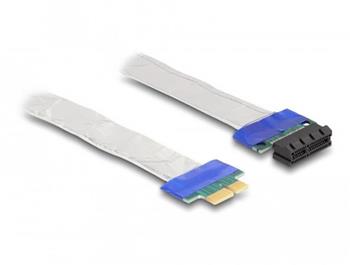 Delock Riser karta PCI Express, ze zástrčky x1 na slot x1, s kabelem, délka 20 cm