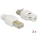 Delock RJ45 samec Cat.5e UTP bez použití nástrojů 2 kusy