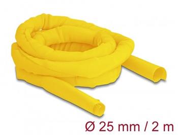 Delock Samouzavírací tkaninové opláštění, tepelně odolné 2 m x 25 mm, žlutá