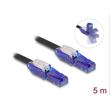 Delock Síťový kabel RJ45, Cat.6, UTP, s výklopnými zástrčkovými konektory (180°), 5 m