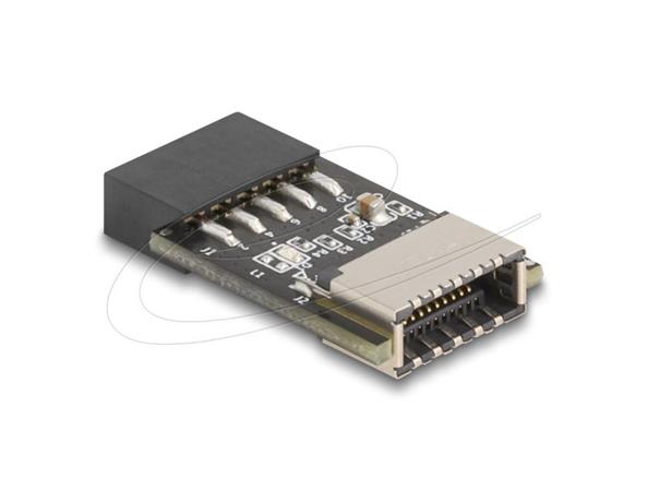 Delock USB 2.0 Adaptér ze zásuvkového pinového konektoru na interní zásuvku USB Type-E Key A