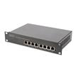 DIGITUS 10" gigabitový ethernetový switch, 8 portů, nemanagovatelný
