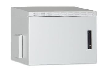 Digitus 9U nástěnná skříňka, venkovní, IP55 579x600x600 mm, barva šedá (RAL 7035)