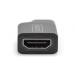 DIGITUS Adaptér USB-Type-C, USB-C na HDMI typu A, 4K@ 30HZ 4K@ 30Hz, hliník - pouzdro, černá
