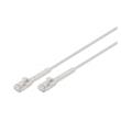 Digitus CAT 6A F-FTP ohebný propojovací kabel, Cu, TPE-LSZH AWG 32/7, délka 3 m, šedá