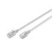 DIGITUS CAT 6A F-FTP Slim Patch cord, Cu, LSZH AWG 32/7, length 0.3m, Grey