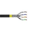 DIGITUS Datový kabel CAT 7A S/FTP – venkovní instalační kabel, 50m kruh, simplex, PE