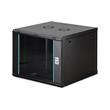 DIGITUS DN-37107 Nástěnná skříň 9U, Dynamic-N, 19", 600x600mm, nesmontovaná černá (RAL 9005)