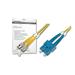 DIGITUS Fiber Optic Patch Cord, ST to SC, OS2, Singlemode 09/125 µ, Duplex, Length 10m