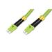 DIGITUS FO patch cord, duplex, LC to LC MM OM5 50/125 µ, 3 m