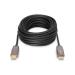 Digitus HDMI 2.1 AOC hybridní optický kabel, Type A M/M, 15m, UHD 8K@60Hz, CE, gold, bl