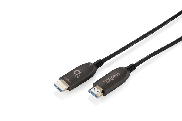 Digitus HDMI AOC hybridní optický kabel, UHD 8K, 80 m, černý