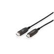 Digitus HDMI AOC hybridní optický kabel, UHD 8K, 80 m, černý