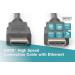 Digitus HDMI High Speed + Ethernet připojovací kabel, 2xstíněný, 5m