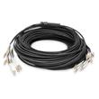 DIGITUS Předem osazený univerzální optický breakout kabel, multimode OM4, 12 vláken, LC/UPC – LC/UPC
