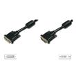 Digitus Prodlužovací kabel DVI, DVI (24 + 1), 2x ferit M / F, 5,0 m, DVI-D Dual Link, bl