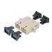 Digitus SC / SC Duplex Coupler, color grey Zirconia Ceramic Sleeve, Plastic housing, Multimode,inc.fixing material
