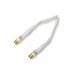Ednet Satelitní kabel pro průchod oknem SAT, F-konektor 0,25m, zlato