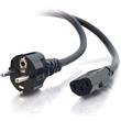 Elo Cable, 1.8 meter, CEE 7/7 (European Standard) male plug to C13 (US standard) female connector