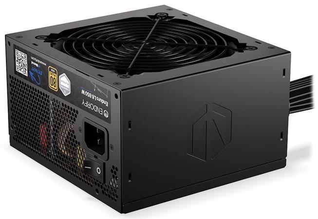 Endorfy Enduro L6 850W, Zdroj, ATX 3.1, 850W, aktivní PFC, 120mm ventilátor, PCIe 5.1, Cybenetics Platinum, 80PLUS Gold