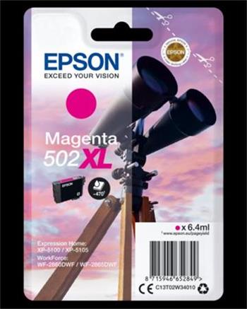 EPSON cartridge T02W3 magenta XL (dalekohled)