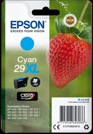 EPSON cartridge T2992 cyan (jahoda) XL
