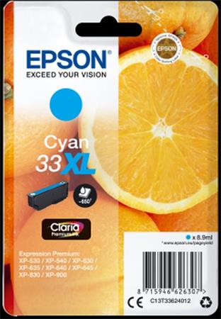 EPSON cartridge T3362 cyan XL (pomeranč)
