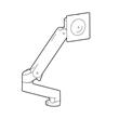 ERGOTRON LX Pro Monitor Arm Expansion Kit rameno vč. kitu, černá