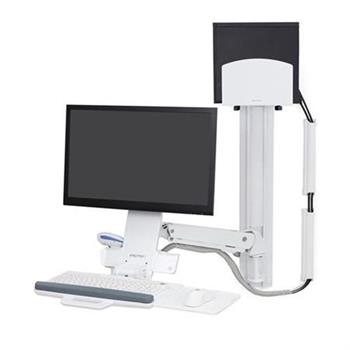 ERGOTRON StyleView® Sit-Stand Combo System (white)