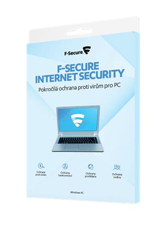 F-Secure INTERNET SECURITY BASIC (Windows), 2 roky - pro 1 uživ., CZ, - elektronicky