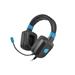 Fury Herní sluchátka s mikrofonem Raptor, drátové, RGB, USB, jack 3,5mm, kabel délka 2m, černá