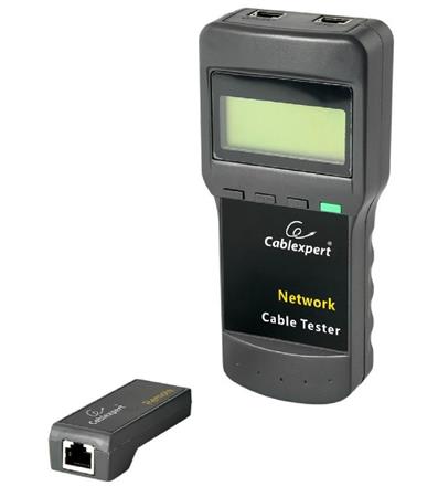 GEMBIRD Digitální tester síťových kabelů RJ45/RJ11 UTP,STP Cat5e Cat6e