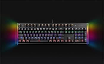 GEMBIRD Herní klávesnice KB-UMW-01, optické spínače, RGB, US layout