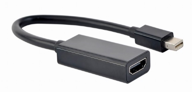GEMBIRD kabelový adaptér 4K Mini DisplayPort na HDMI černý