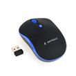 GEMBIRD Myš MUSW-4B-03-B, černo-modrá, bezdrátová, USB nano receiver