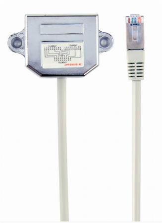 GEMBIRD NCA-SP-02 – Rozbočovač LAN portu FTP, 2× RJ45