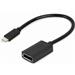 GEMBIRD USB Type-C na DisplayPort adaptér kabel 4K, 15 cm, černý