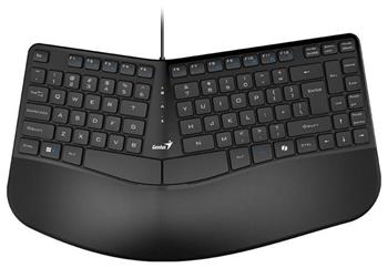 Genius Ergo KB-700 Klávesnice, drátová, ergonomická, Copilot klávesa, USB, 1,5m,