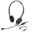 Genius HS-200C Headset, drátový, náhlavní, mikrofon, redukce na 1× 3,5 mm jack, černý