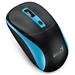 Genius NX-7123 Myš, bezdrátová, optická, 1200DPI, 4 tlačítka, Copilot, 2,4GHz, USB-A, 1× AA baterie, černo-modrá