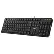 Genius Slimstar M200 , Klávesnice, drátová, USB, Copilot, CZ+SK layout, černá