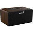 Genius SP-918BT, Reproduktor, bezdrátový, 6W RMS, BT 5.3, 2× 2" měnič, AUX vstup, USB-C, přenosný, barva tmavé dřevo