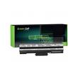 Green Cell Battery VGP-BPS13 VGP-BPS21A VGP-BPS21B for Sony Vaio VGN-FW PCG-31311M 3C1M 81112M 81212M (Black)