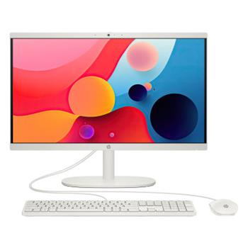 HP AIO 22-dg0001nc/22'' VA FHD AG/Intel N100/8GB/512GB SSD/Intel UHD 600/5xUSB/1xHDMI/RJ45/65W/2y/WIN 11 Home/White