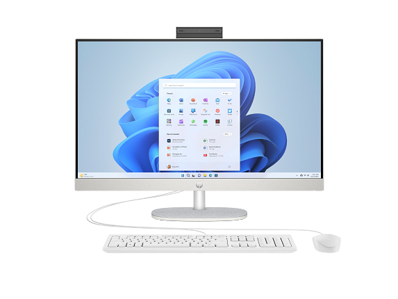HP AIO 27-cr0014nc/27'' IPS FHD AG/i5-1335U/16GB/512GB SSD/Iris Xe/5xUSB/1xHDMI/RJ-45/90W/2y/WIN 11 Home/White